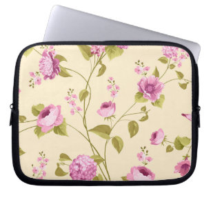 Blommor Mönster 16 Laptop Fodral