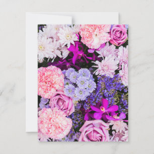 Blommor Mönster 8 Anteckningskort