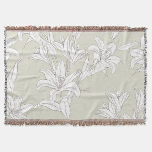 Blommor Mönster 9 Filt