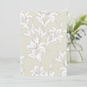 Blommor Mönster 9 Tack Kort