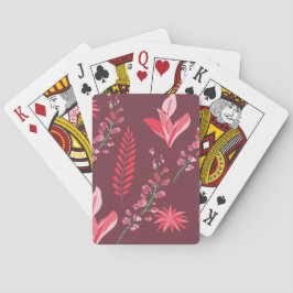 Blommor mönster. casinokort