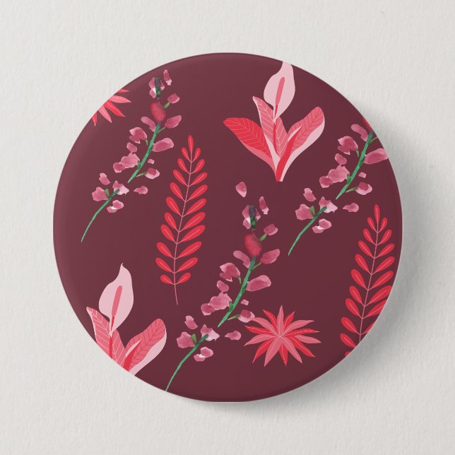 Blommor mönster. knapp (Framsida)
