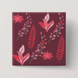 Blommor mönster. knapp