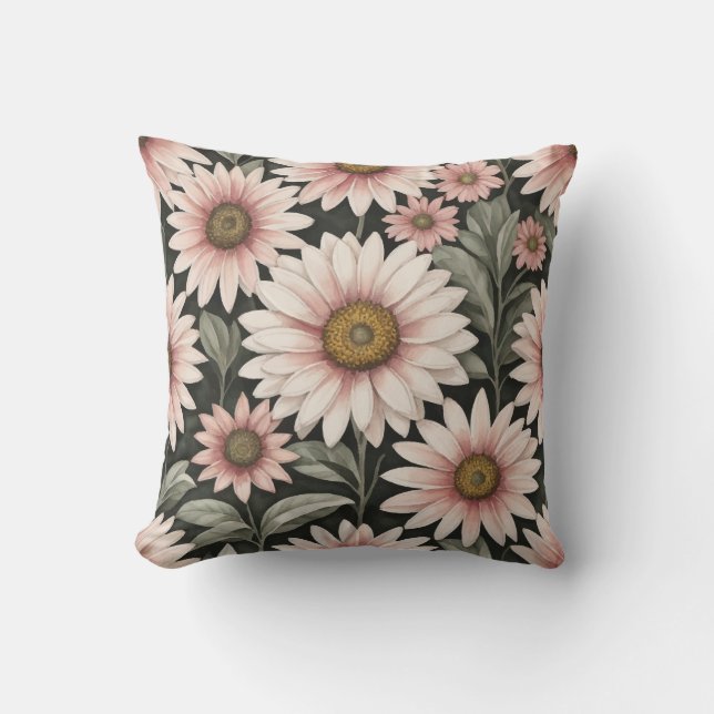blommor mönster kudde (Framsida)