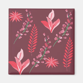 Blommor mönster. magnet