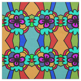 Blommor mönster tyg