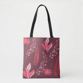 Blommor mönster. tygkasse