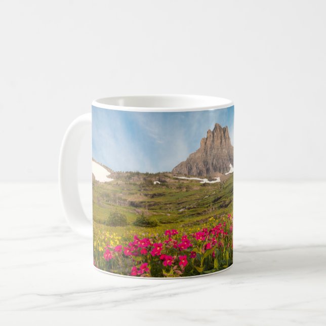 Blommor | Montanas glaciernationalpark Kaffemugg (Framsida vänster)