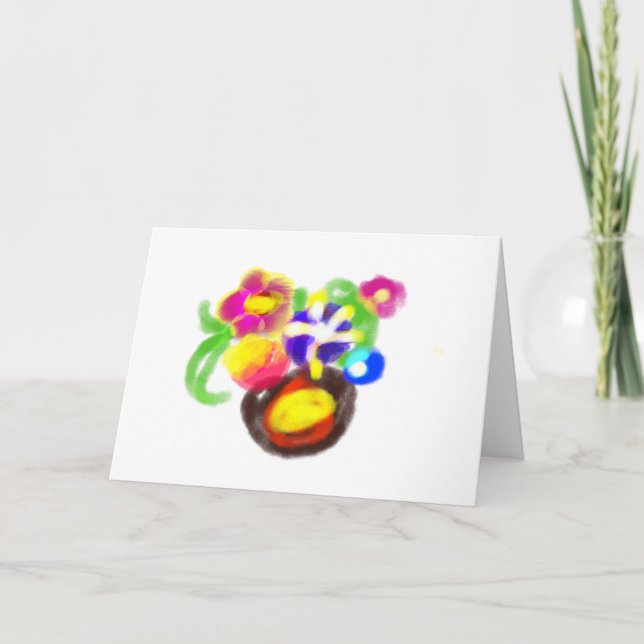 Blommor Mors dag Kort (Framsida)