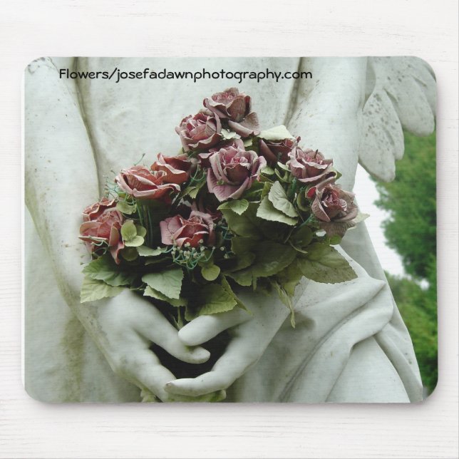 Blommor Mousepad Musmatta (Framsidan)