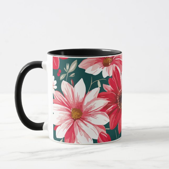 Blommor Mugg (Vänster)
