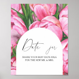 Blommor - nattliga idéer. Möhippan Date burk Poster