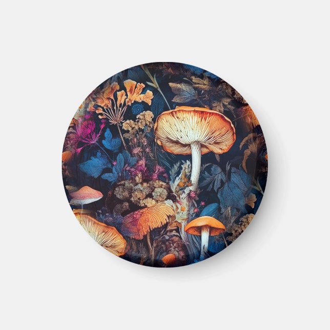 Blommor naturkonst magnet (Framsidan)
