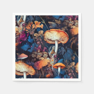 Blommor naturkonst pappersservett