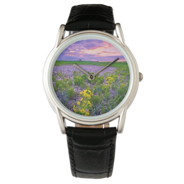 Blommor | North Dakota Red River Valley Armbandsur (Framsida)