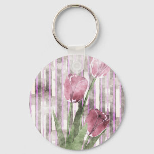 Blommor Nyckelring