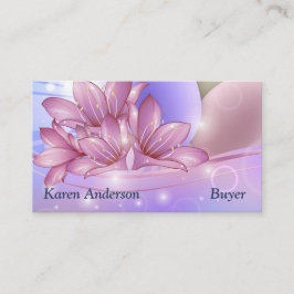 Blommor och ägg på en färglös bakgrunds- och paste visitkort