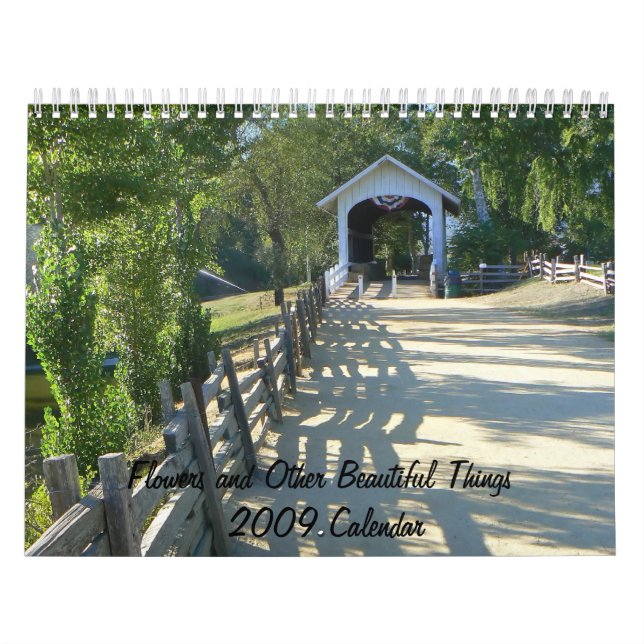 Blommor och annan härlig kalender för saker 2009 (Omslag)