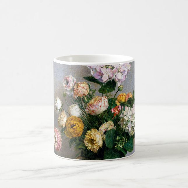 Blommor och bär, Henri Fantin-Latour Kaffemugg (Center)