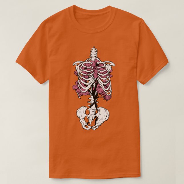 Blommor och ben t shirt (Design framsida)
