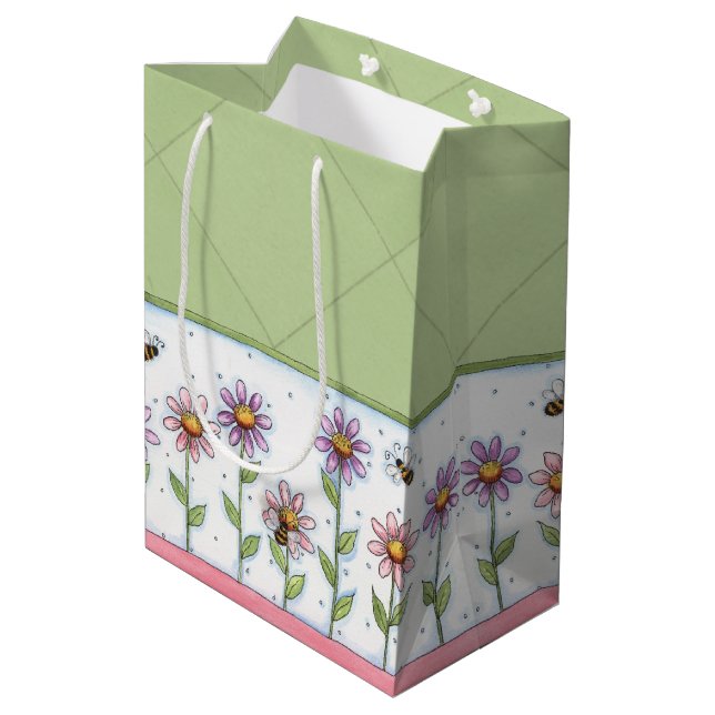 Blommor och bin (Baksidan Vinklad)