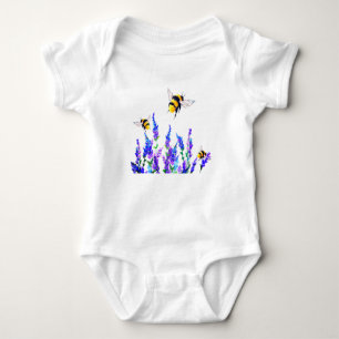 Blommor och bin Baby Bodykostym T Shirt