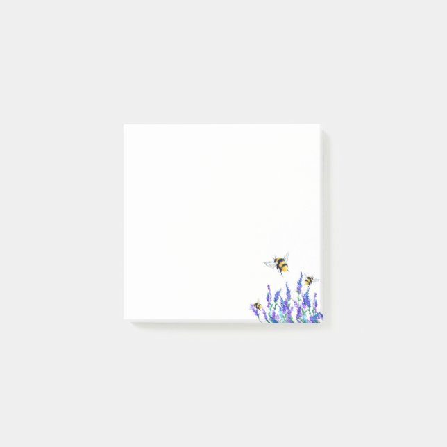 Blommor och bin Post-it®-anteckningar Post-it Block (Framsida)