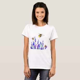 Blommor och bin T-Shirt
