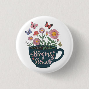 Blommor och brinnande design - Bild med visuell Bl Knapp