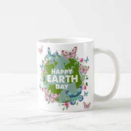 BLOMMOR OCH BUTTERFLIES LYCKLIG JORDAGEN 2024 KAFFEMUGG