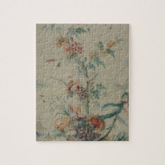 Blommor och Chinoiserie Pussel