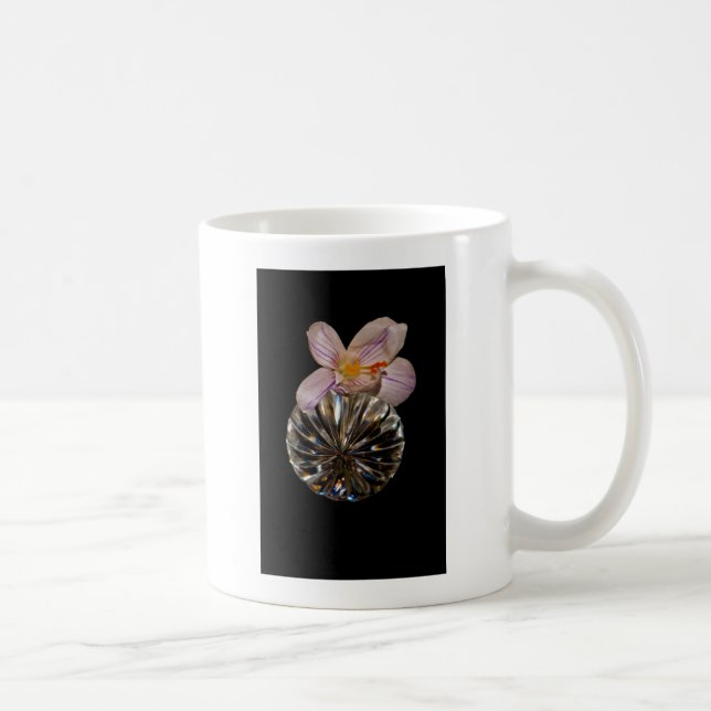 Blommor och Crystal Kaffemugg (Höger)
