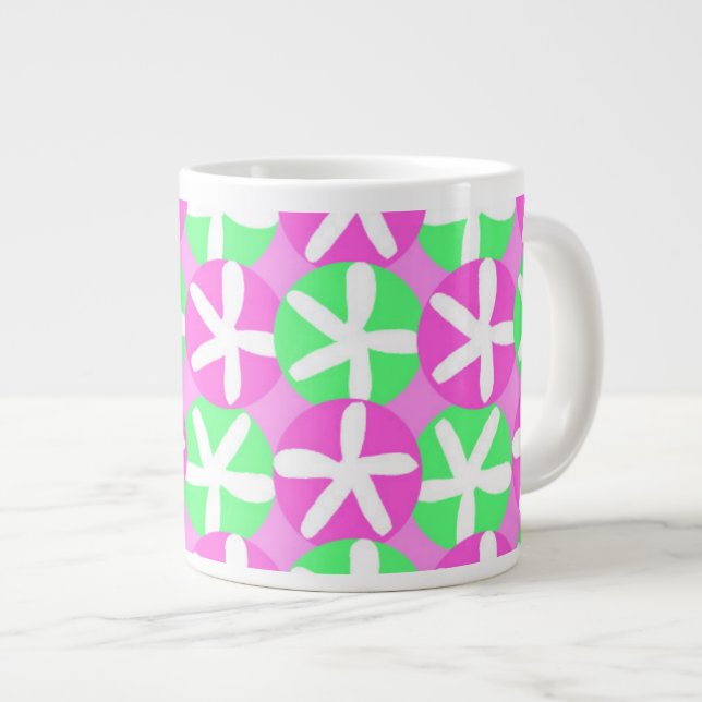 Blommor och dekor jumbo mugg (Framsida höger)