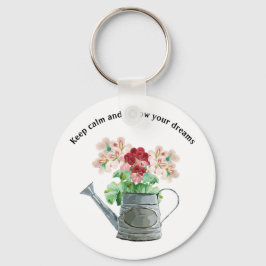 blommor och elegantens bakgrund nyckelring