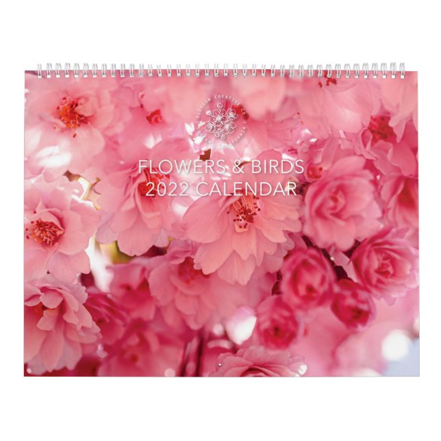 Blommor och fåglar 2022 - kalender (Omslag)