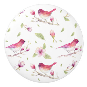 Blommor och fåglar knopp
