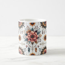 Blommor och fjädrar