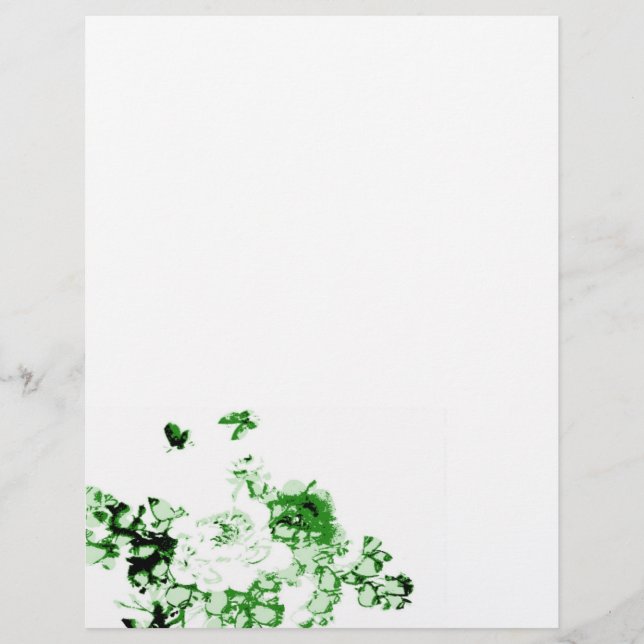 Blommor och fjärilar Flyer (Framsidan)