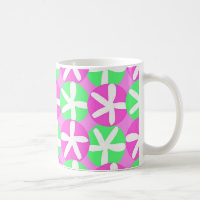 Blommor och fläckar kaffemugg (Höger)