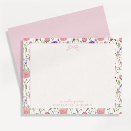 Blommor och flugor, en not från platta kort