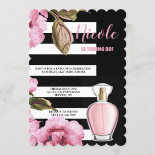 Blommor och Fragrance Inbjudningar
