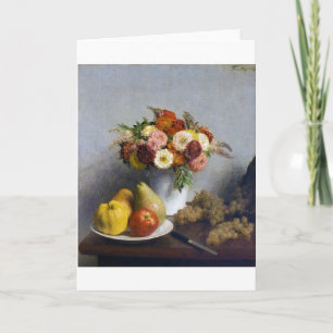 Blommor och frukt, Henri Fantin-Latour Kort