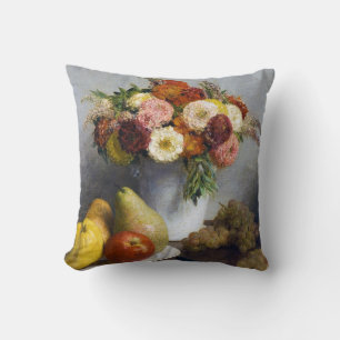 Blommor och frukt, Henri Fantin-Latour Kudde