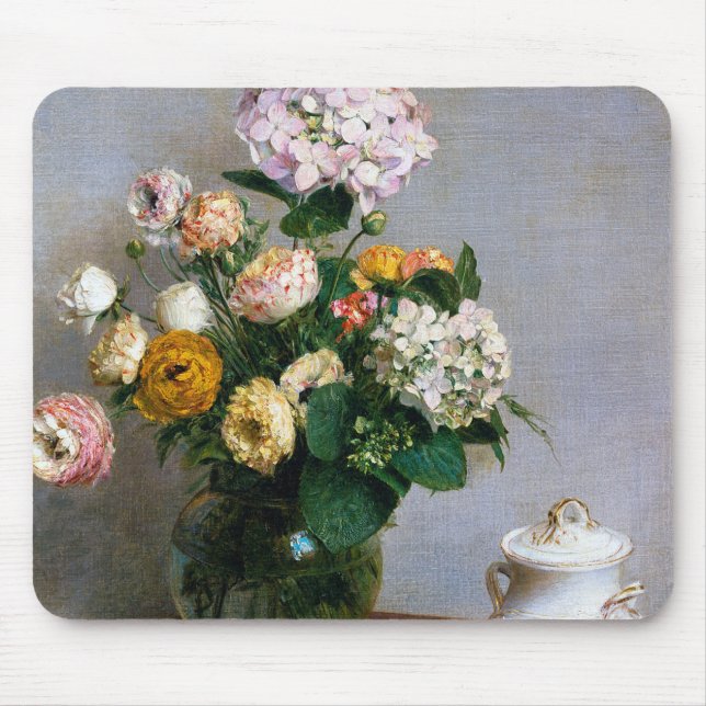 Blommor och frukt, Henri Fantin-Latour Musmatta (Framsidan)