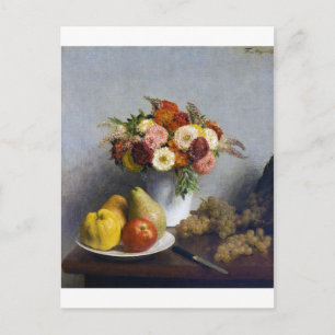 Blommor och frukt, Henri Fantin-Latour Vykort