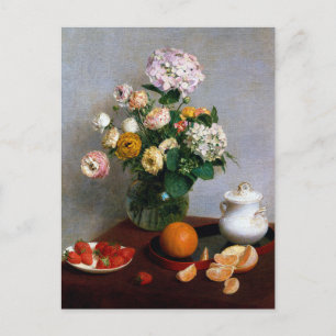 Blommor och frukt, Henri Fantin-Latour Vykort