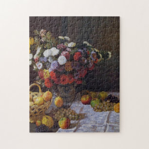 Blommor och frukt, Monet Fine Art Pussel