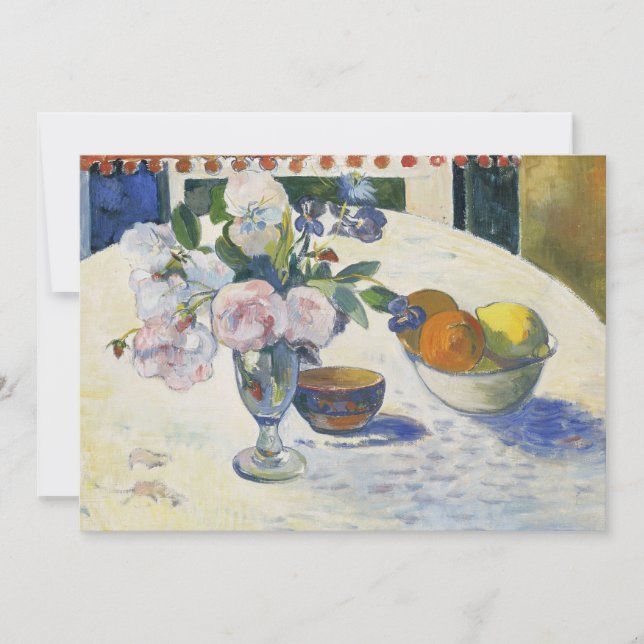 Blommor och fruktBowl | Paul Gauguin (Framsida)