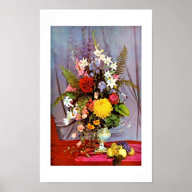 Blommor och frukter poster (Framsidan)