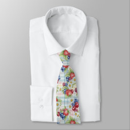 Blommor och frukter slips